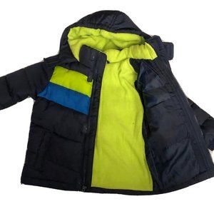 Okie Dokie Size 2T Winter Coat Blue and Green